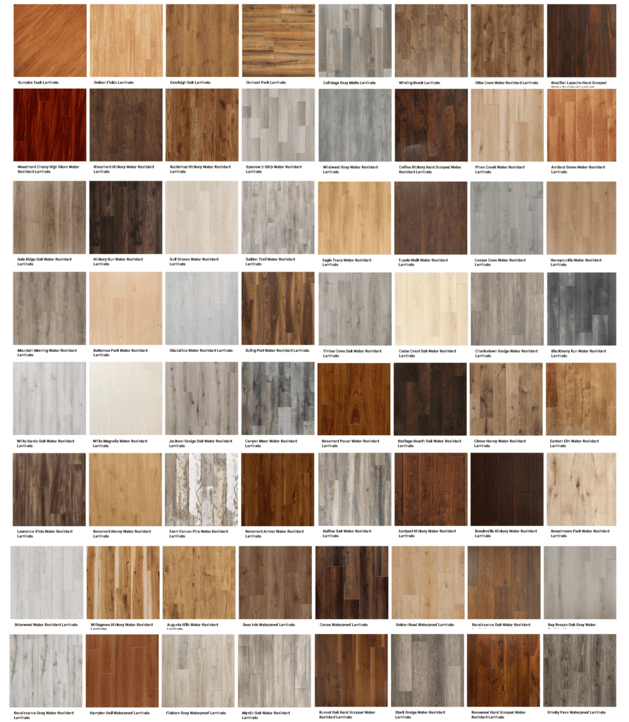 laminate options 1
